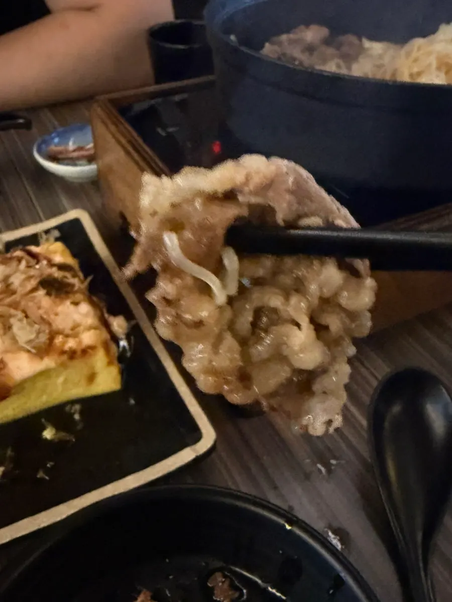 Beef brisket sukiyaki with rich broth