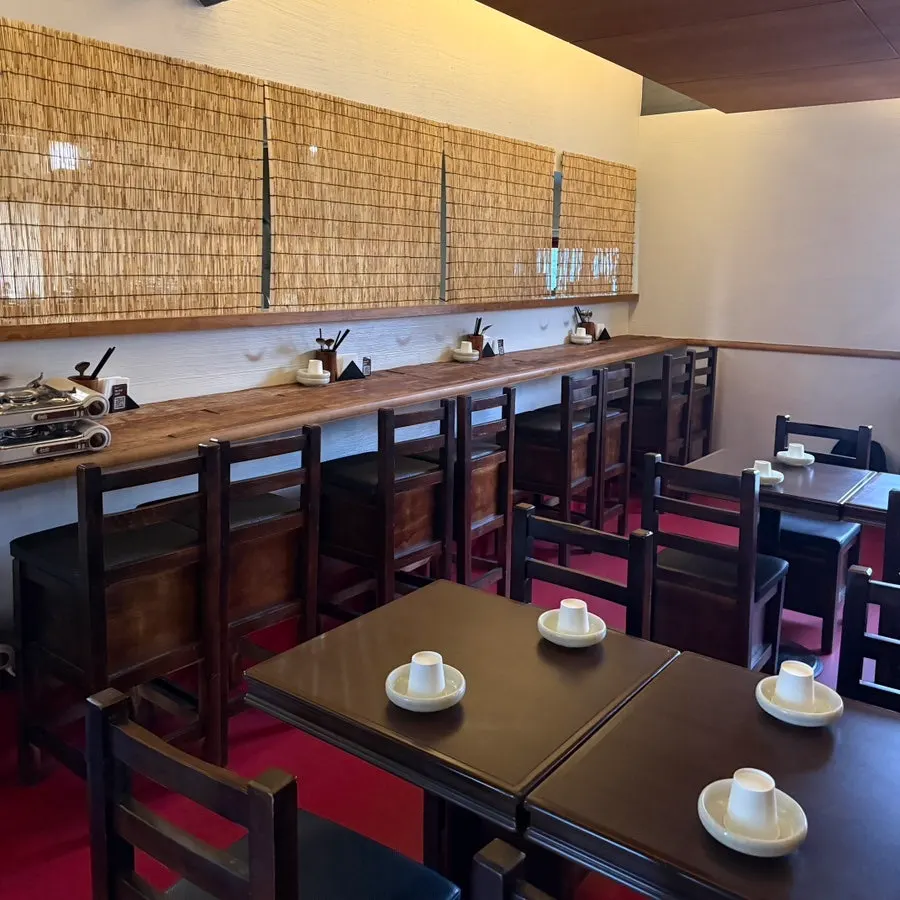Interior of Hyehwahwa showing table seating and bar seats