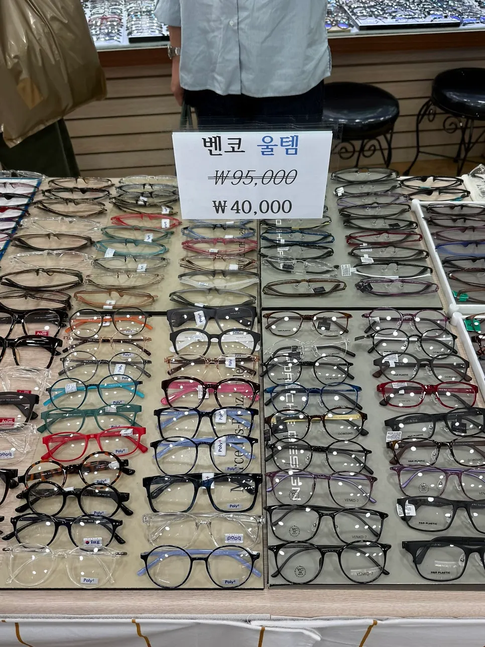 Precision eye-exam equipment and test lens set