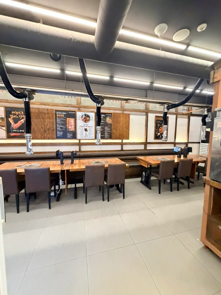 Family dining space at Galbijeong