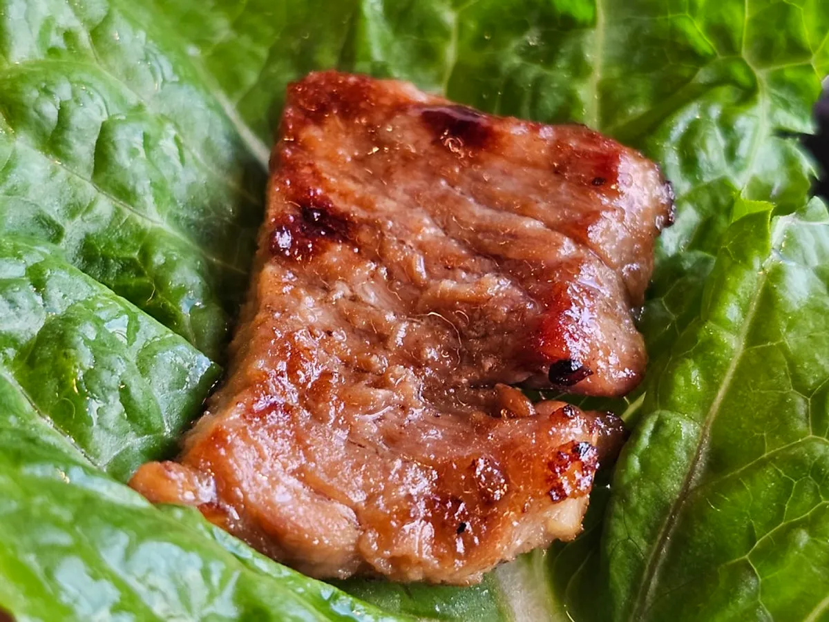 Grilled ribs with juices locked in