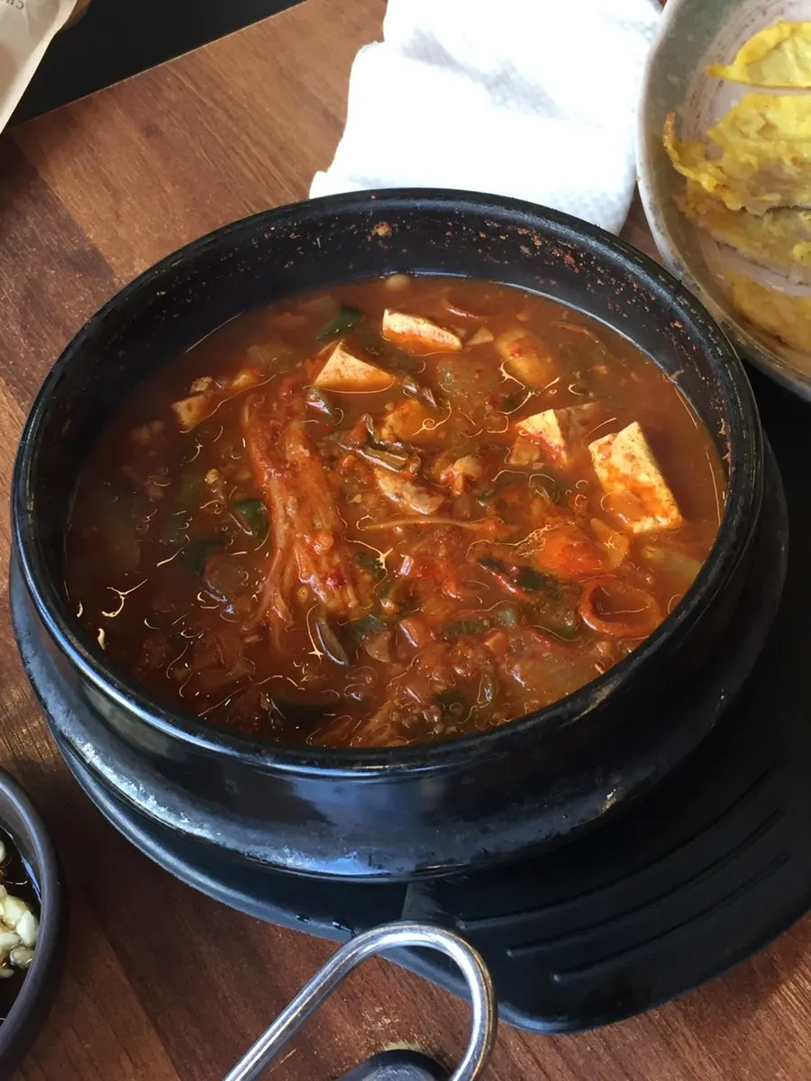 칼칼하게 주문한 된장찌개
