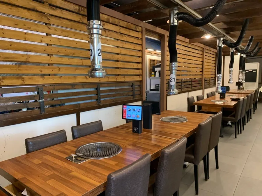 Interior space at Galbijeong ideal for family gatherings
