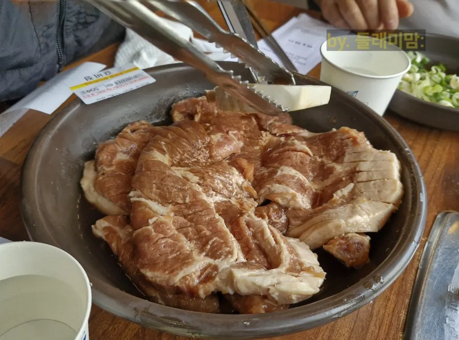 돼지갈비 세 인분