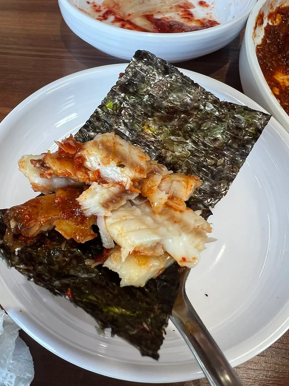 A thick piece of braised hairtail