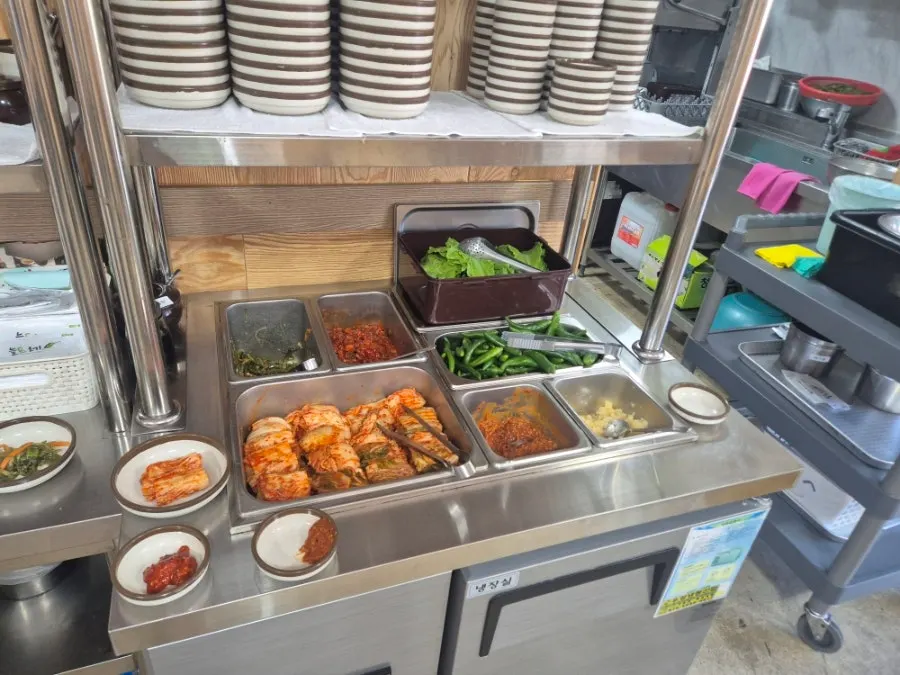 흑돼지불고기 접시 가까이 본 모습