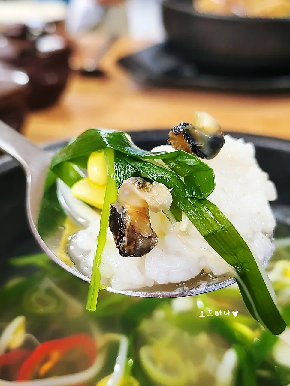 Bomal haejangguk with plenty of bean sprouts