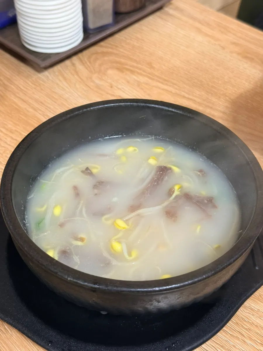 Children’s hangover soup ordered to share with a child