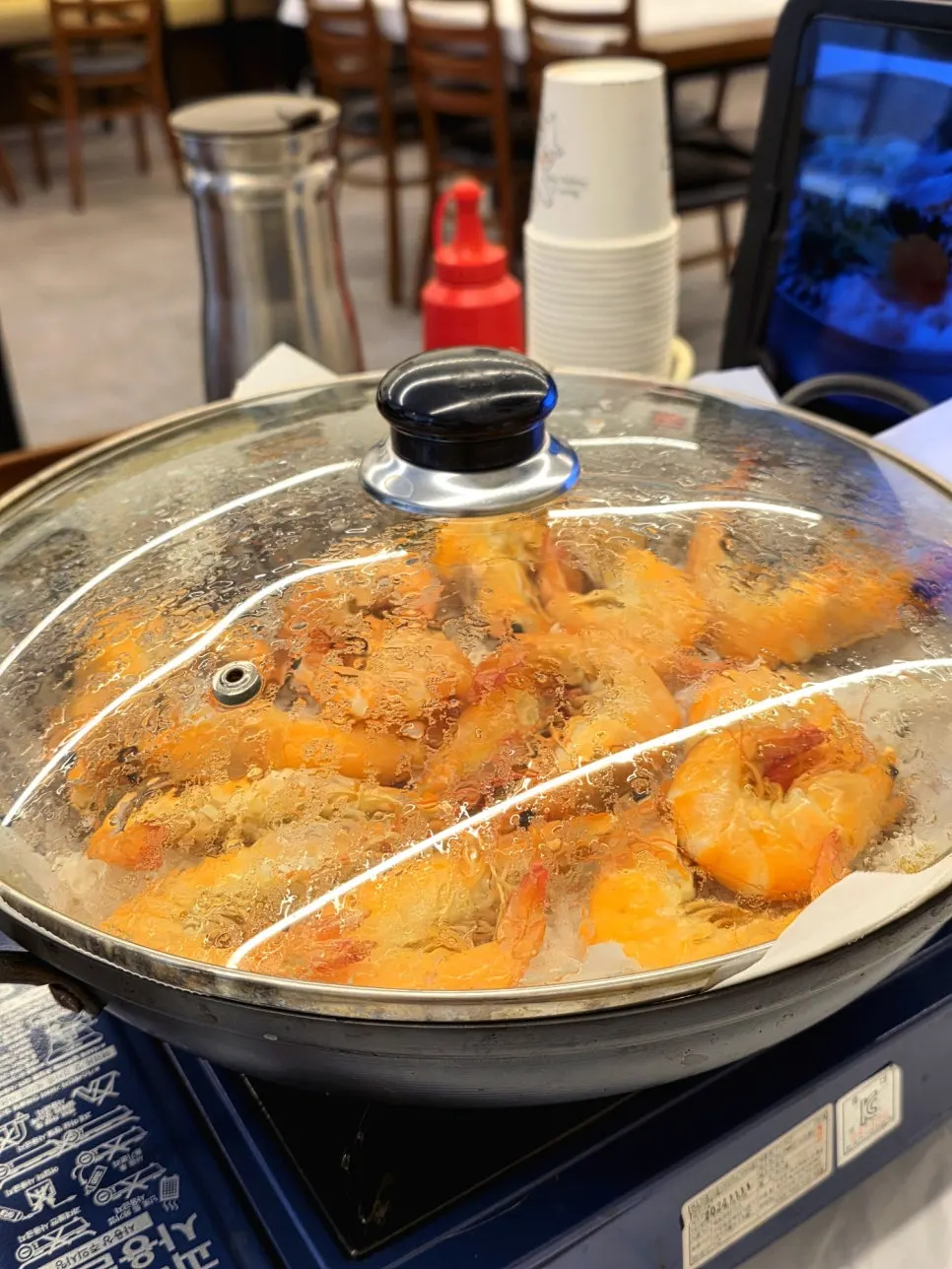 小份活虾盐烤