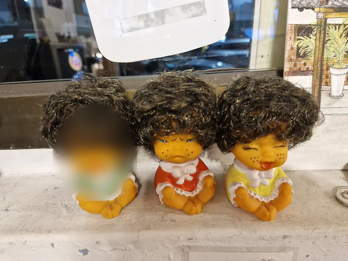 Monnani doll prop at Hyeondae Memil