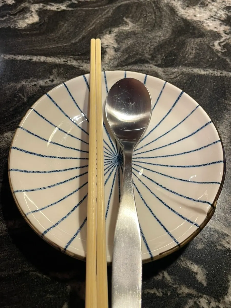 Danmuji and onions from the self-serve station