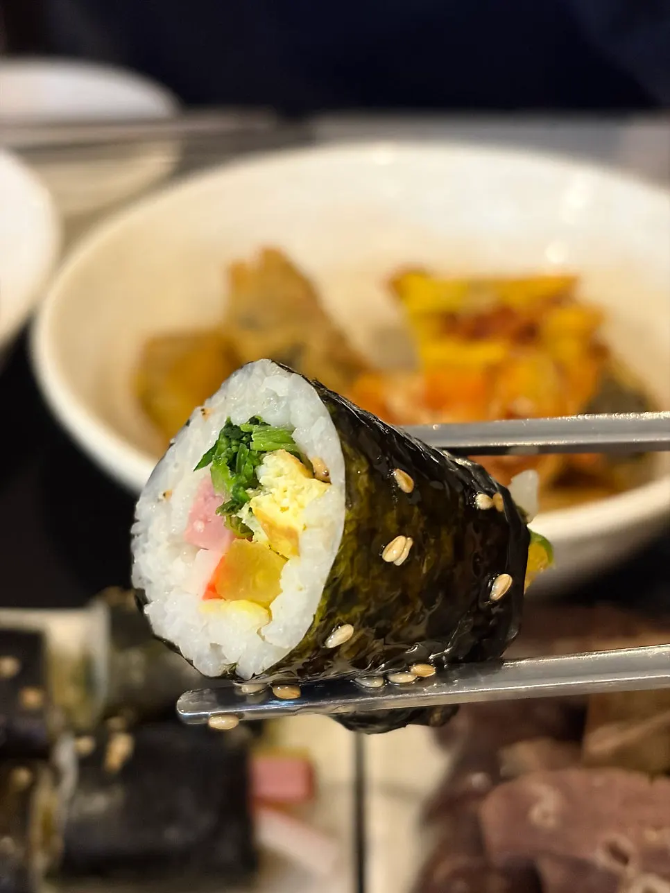 Bite-sized mini gimbap