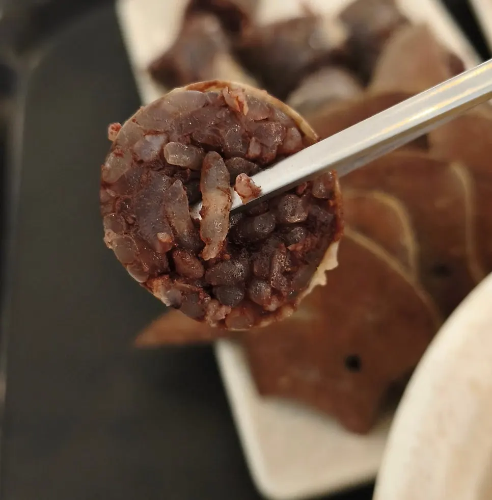 간만 넣어 나온 순대와 내장