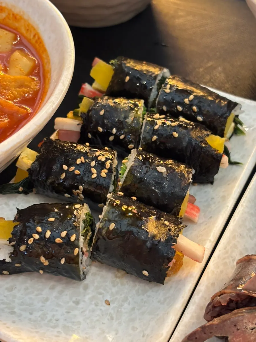 Homemade mini gimbap from the Hyeonseonine Combo Set