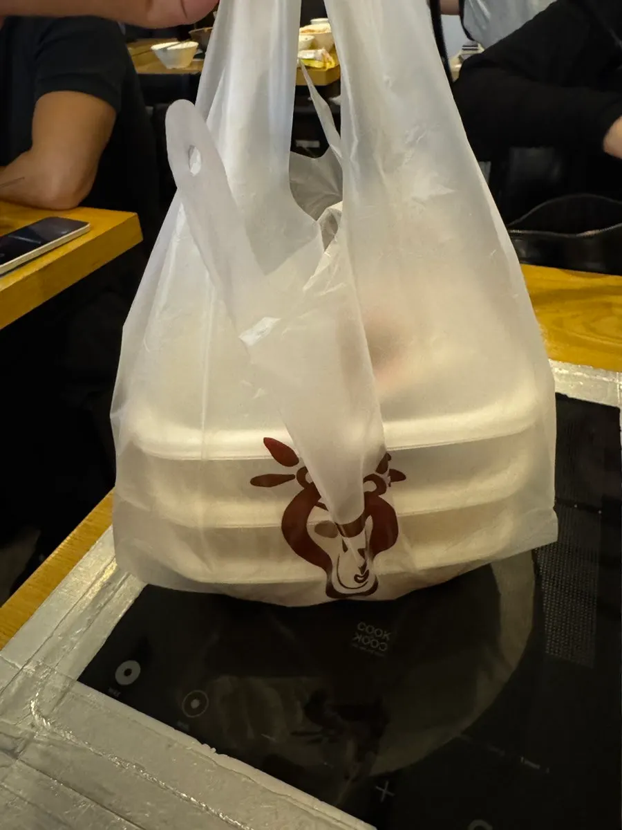The busy restaurant with delivery orders continually coming in