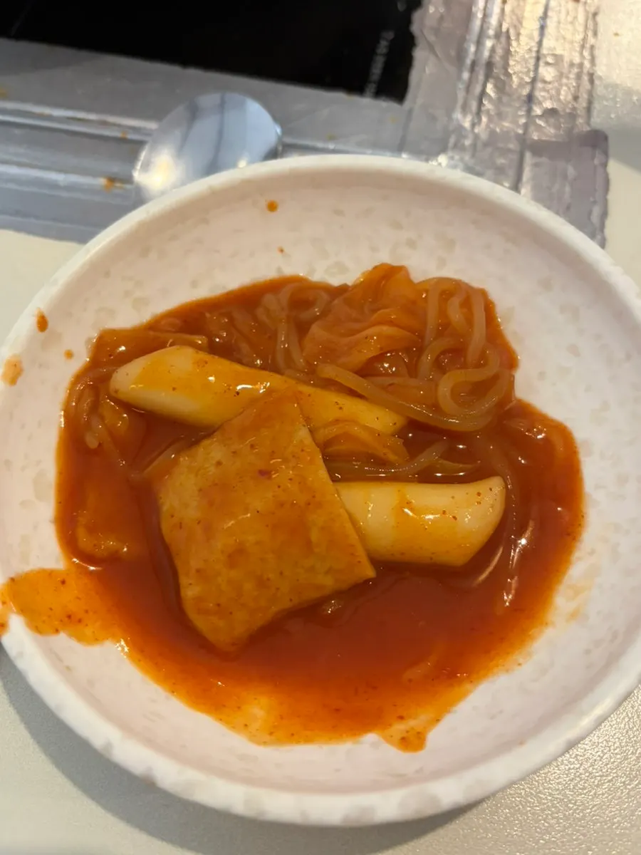 떡볶이 국물에 찍어 먹는 튀김