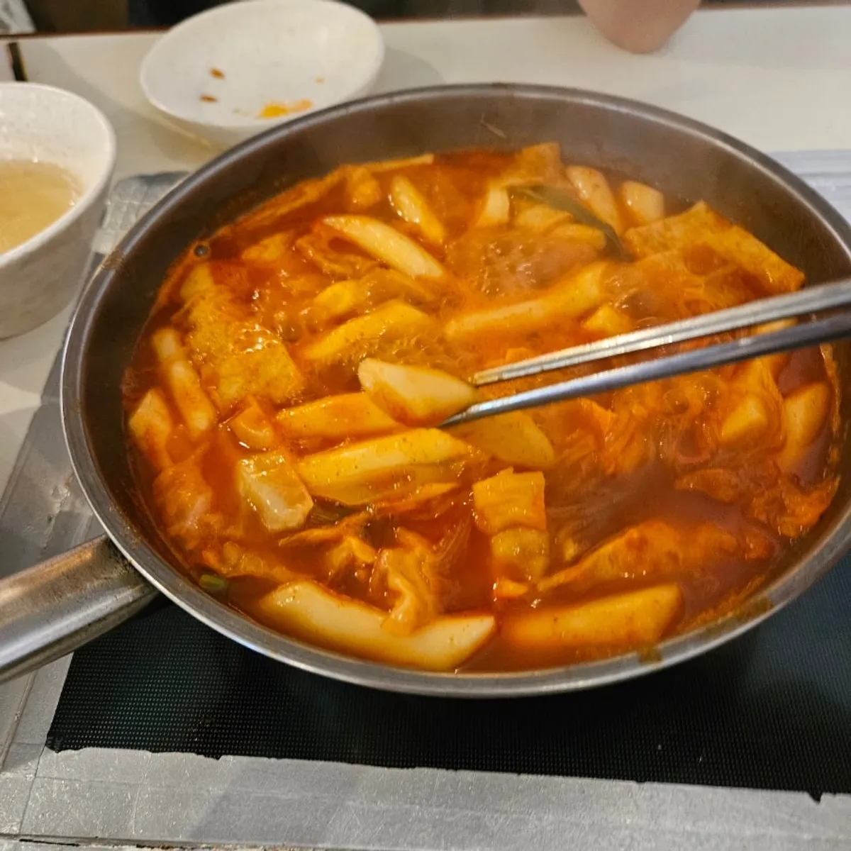 중간맛 즉석떡볶이 클로즈업