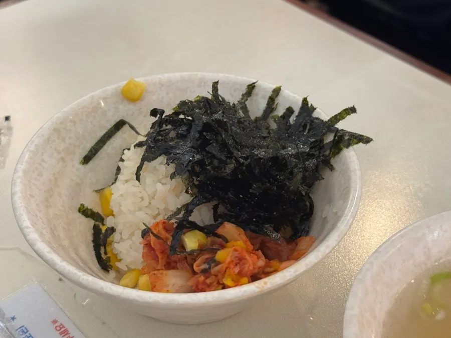 마무리용으로 나온 볶음밥