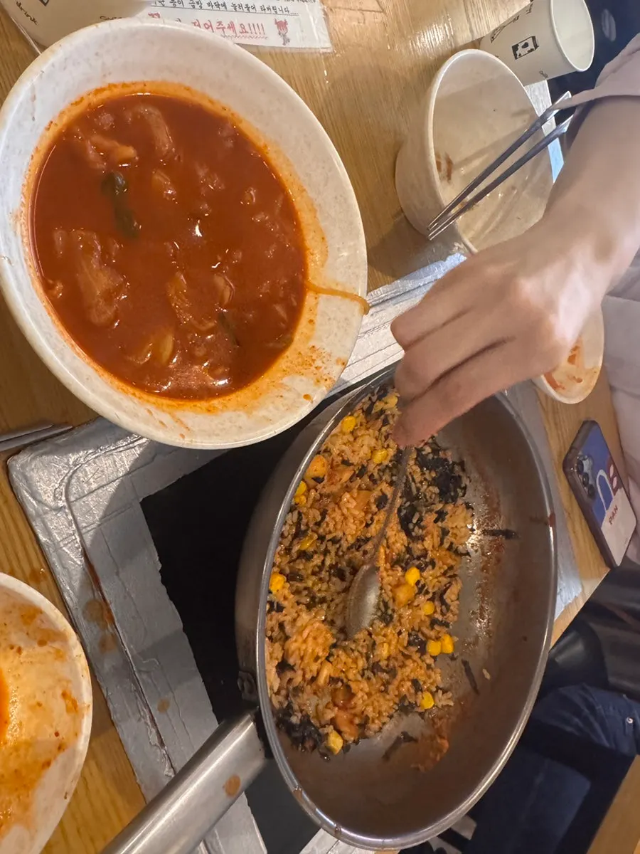 현선이네 용산본점 즉석떡볶이 세트 전경