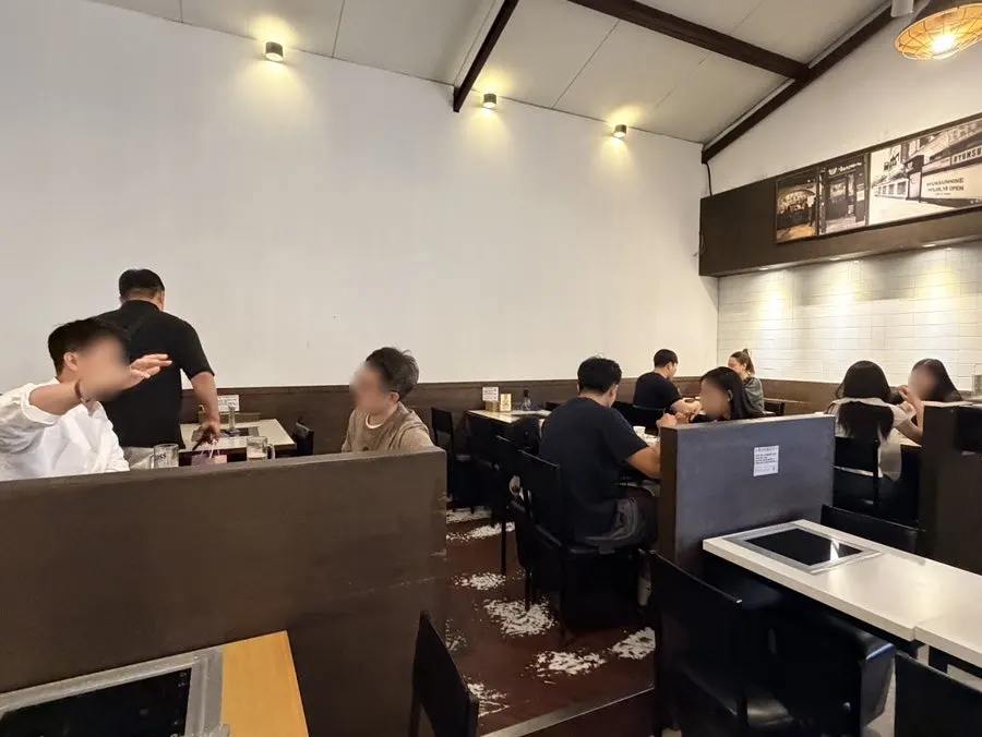 Lively interior of Hyeonseonine on a weekday evening