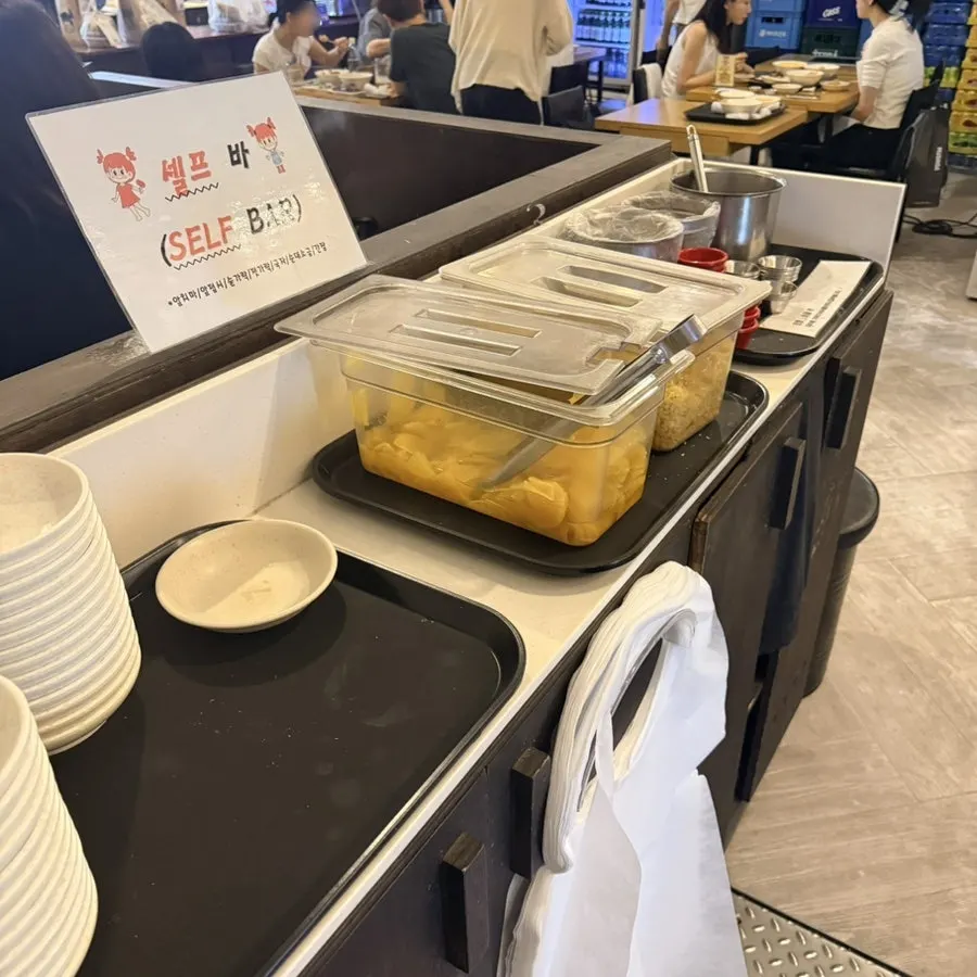 Order kiosk by the entrance