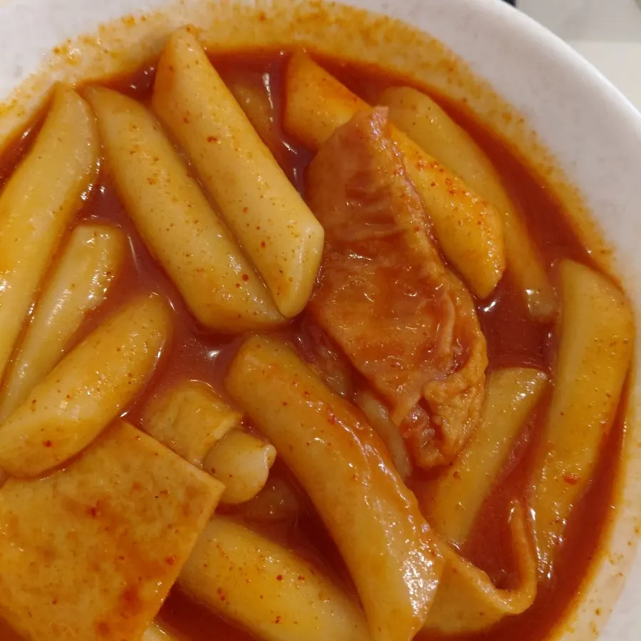 순한맛 떡볶이 클로즈업