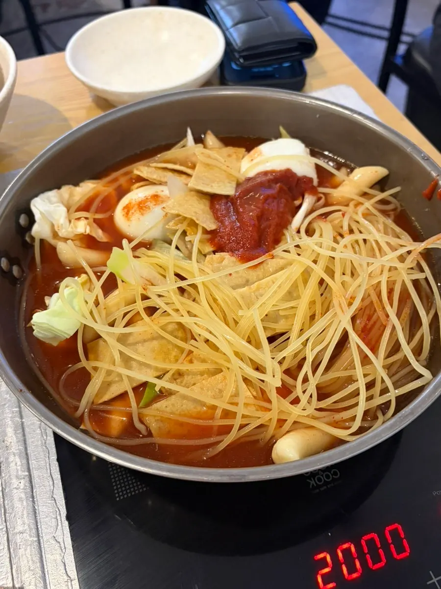 Instant tteokbokki menu information at Hyeonseonine