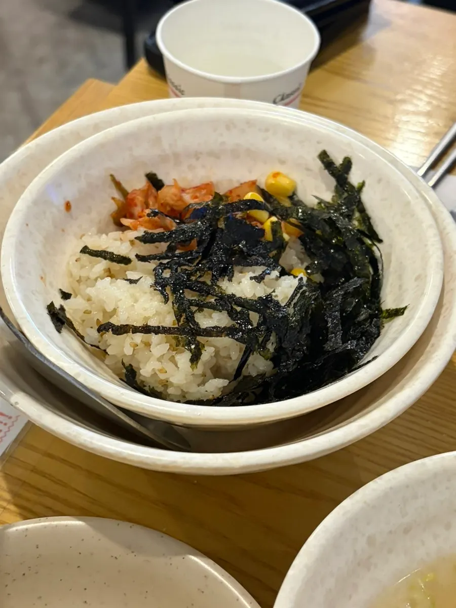 Pot of instant tteokbokki reduced to a thick sauce