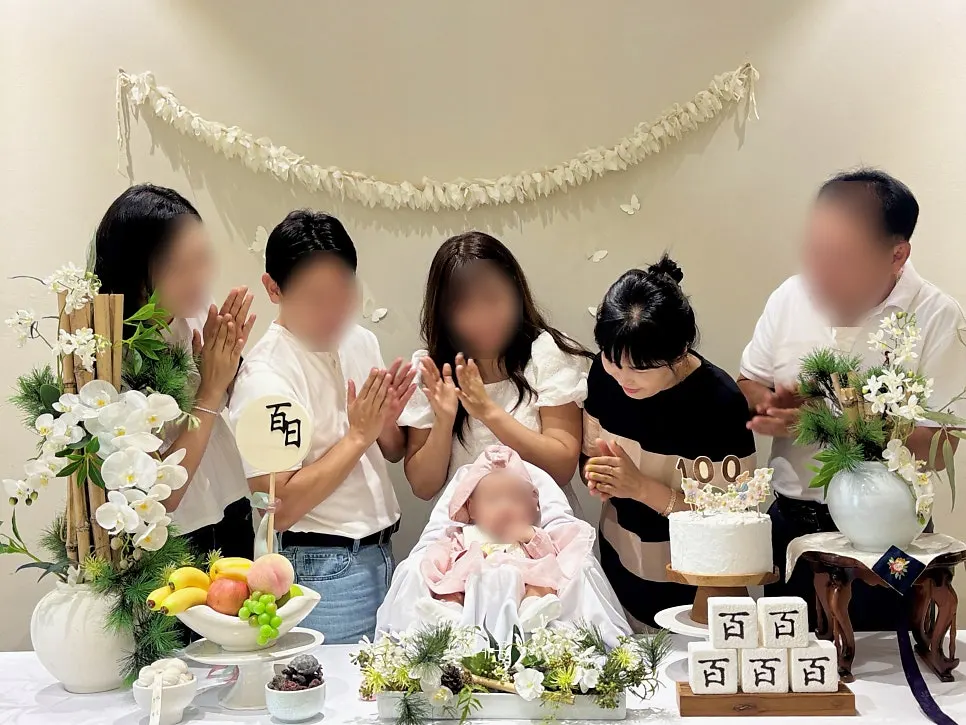 이아모스튜디오 백일 촬영 마무리 컷