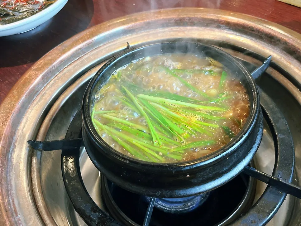 Close-up of the savory stir-fried pork