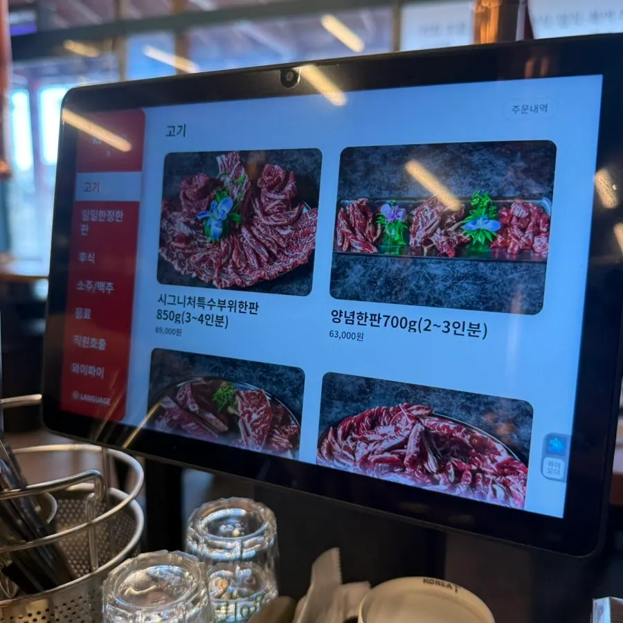 Jowatso menu information