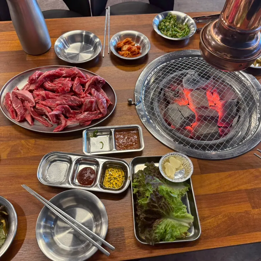 Beef ribs on a large plate