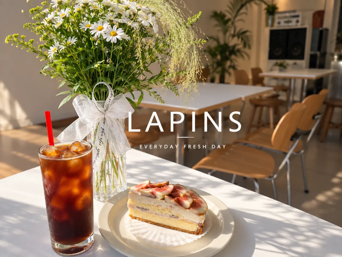 Icheon Janghowon café Lapins signature photo