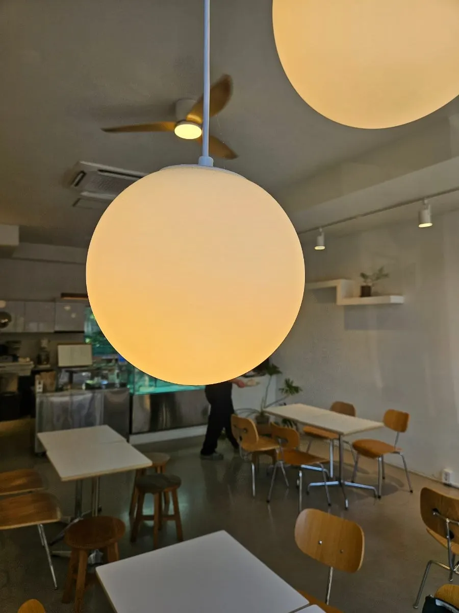 Cooking area of Lapins' open kitchen