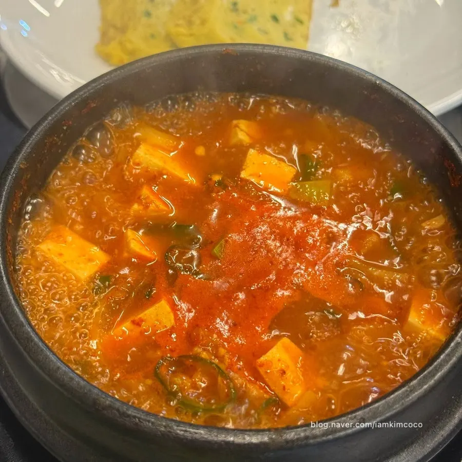 Thick egg roll served as a basic banchan