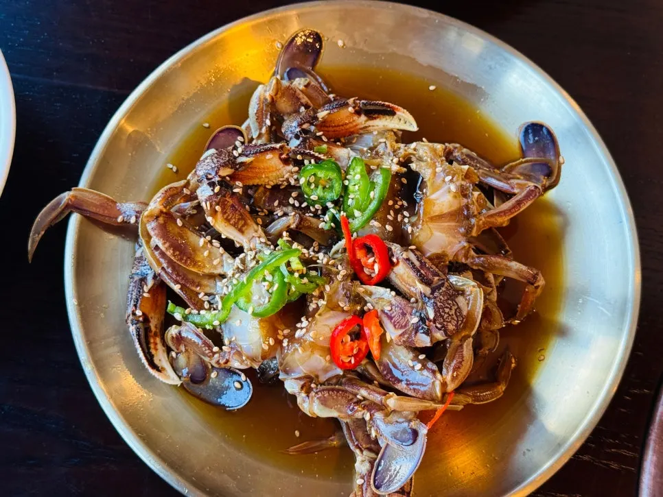 Soy crab packed full of meat