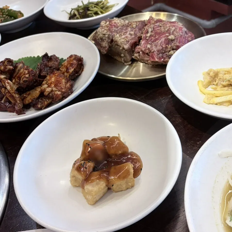 豆腐カンジョンとおかずの構成