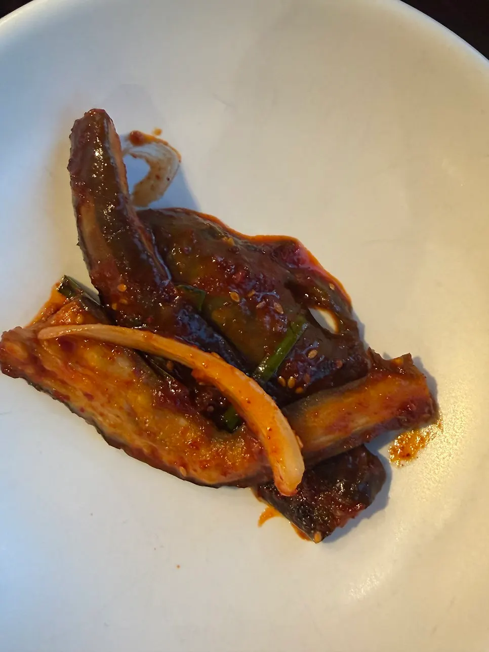 House-made pickled vegetables and seasonal namul side dishes