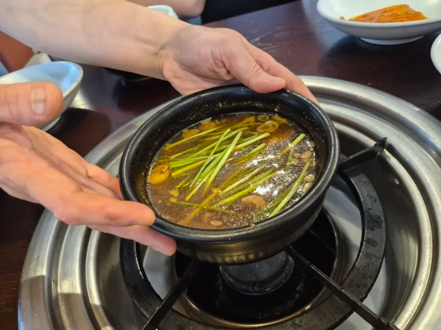 Bowl of assorted kimchi banchan