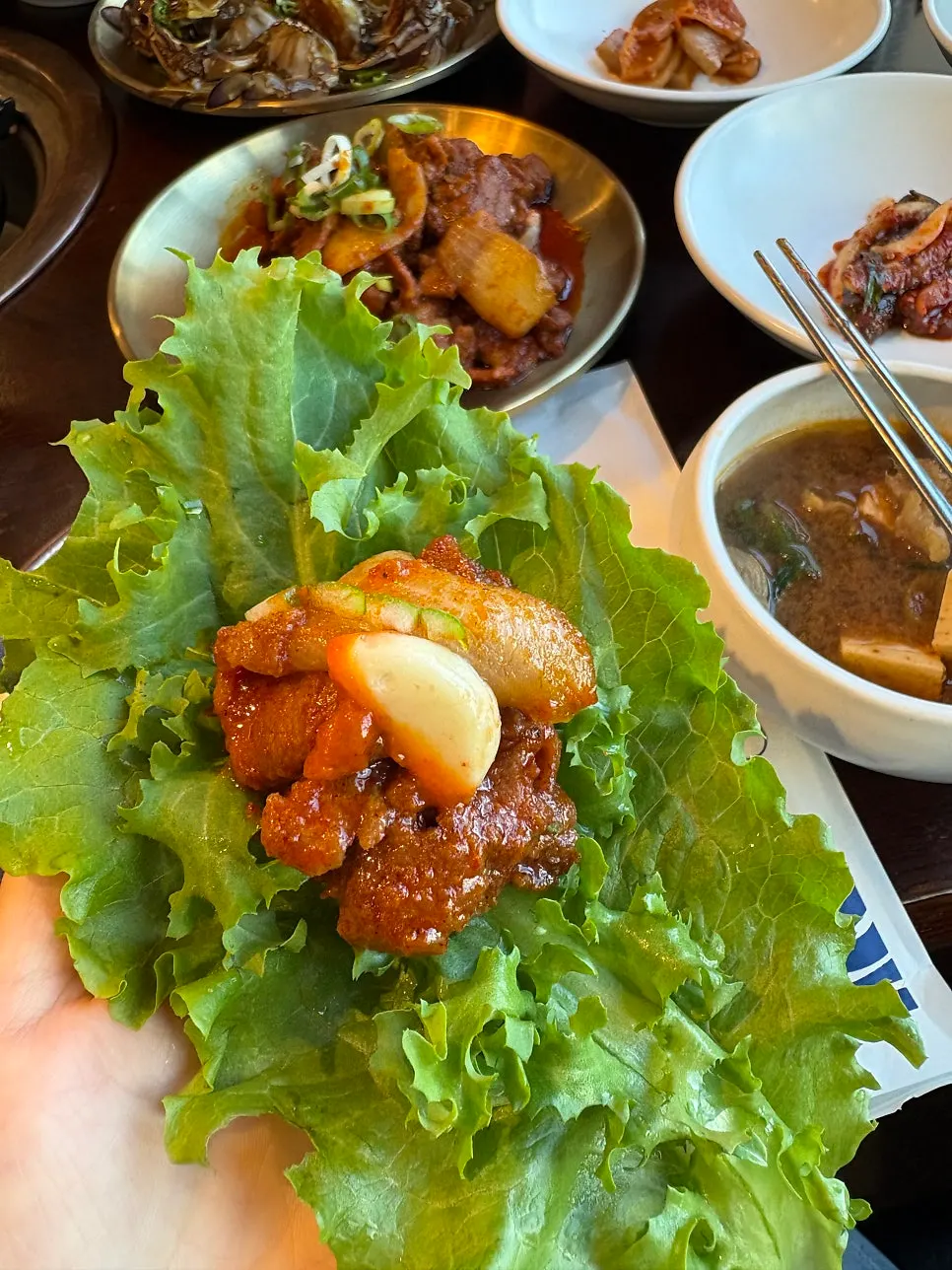 테이블에서 끓이는 스지 된장찌개