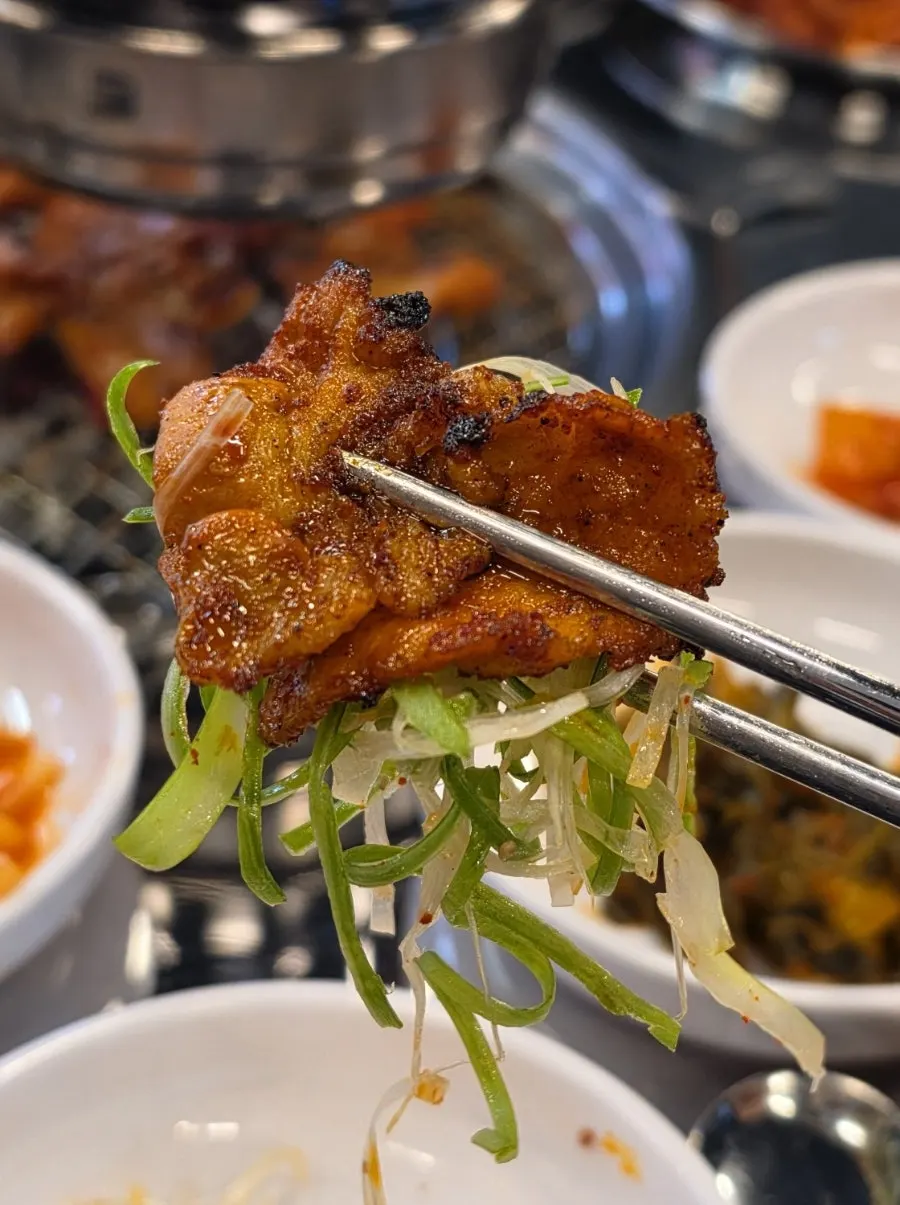Signature food at Jeongsiljangne Ppalgan Gogi