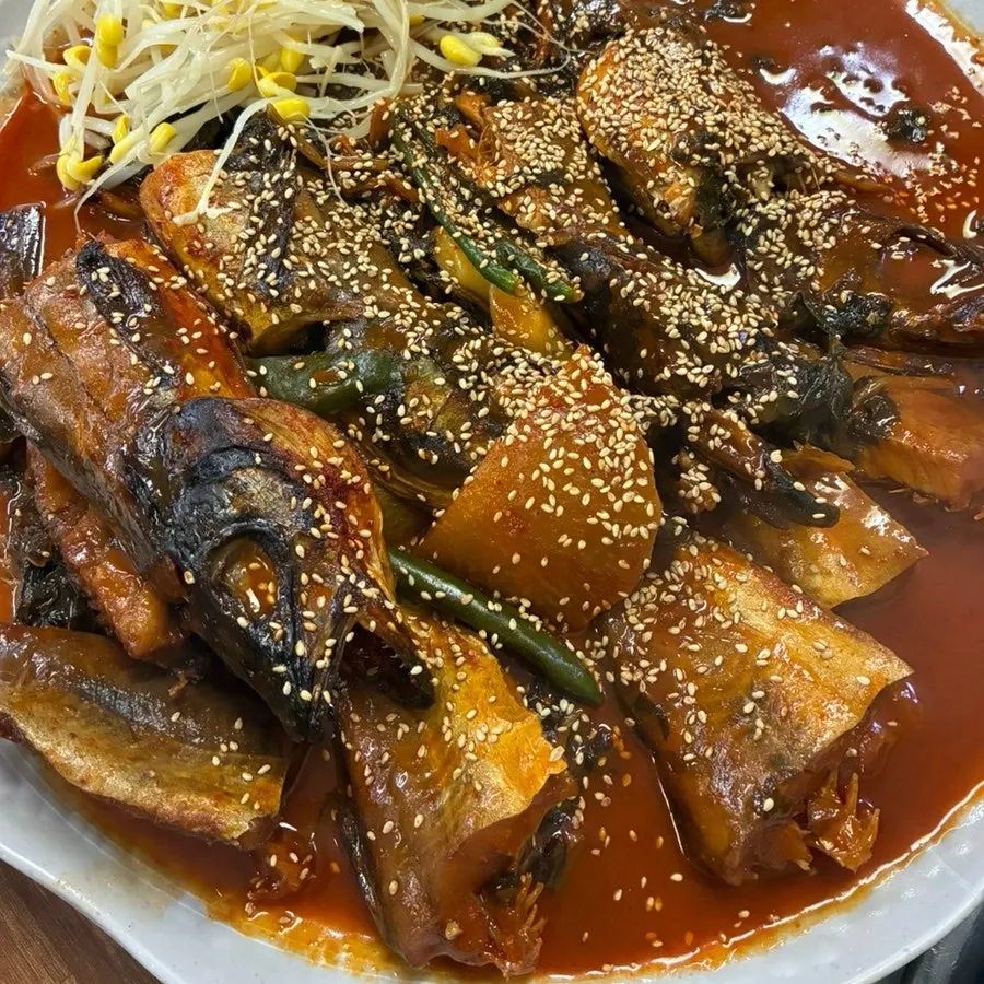 양념이 진하지 않은 코다리조림 살
