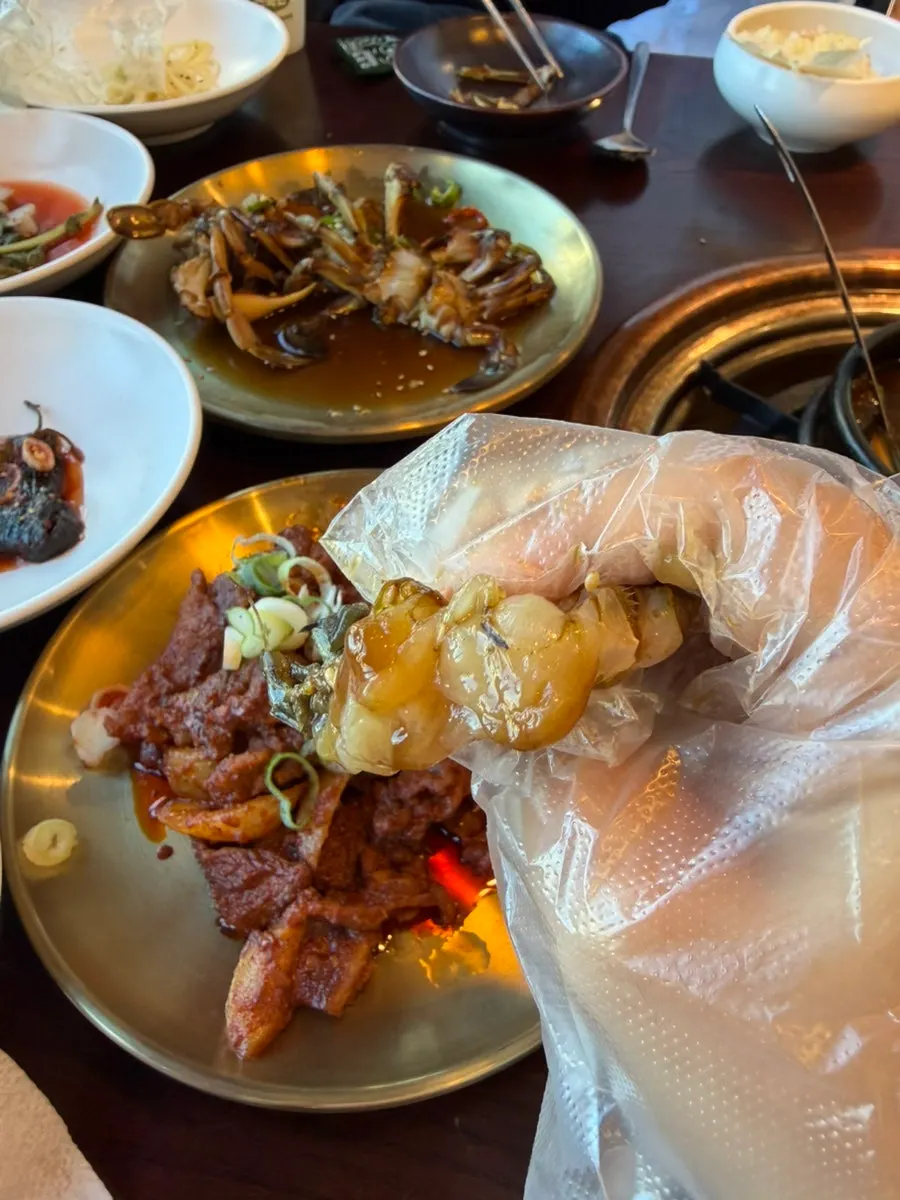 명인게장 간장게장 한 접시