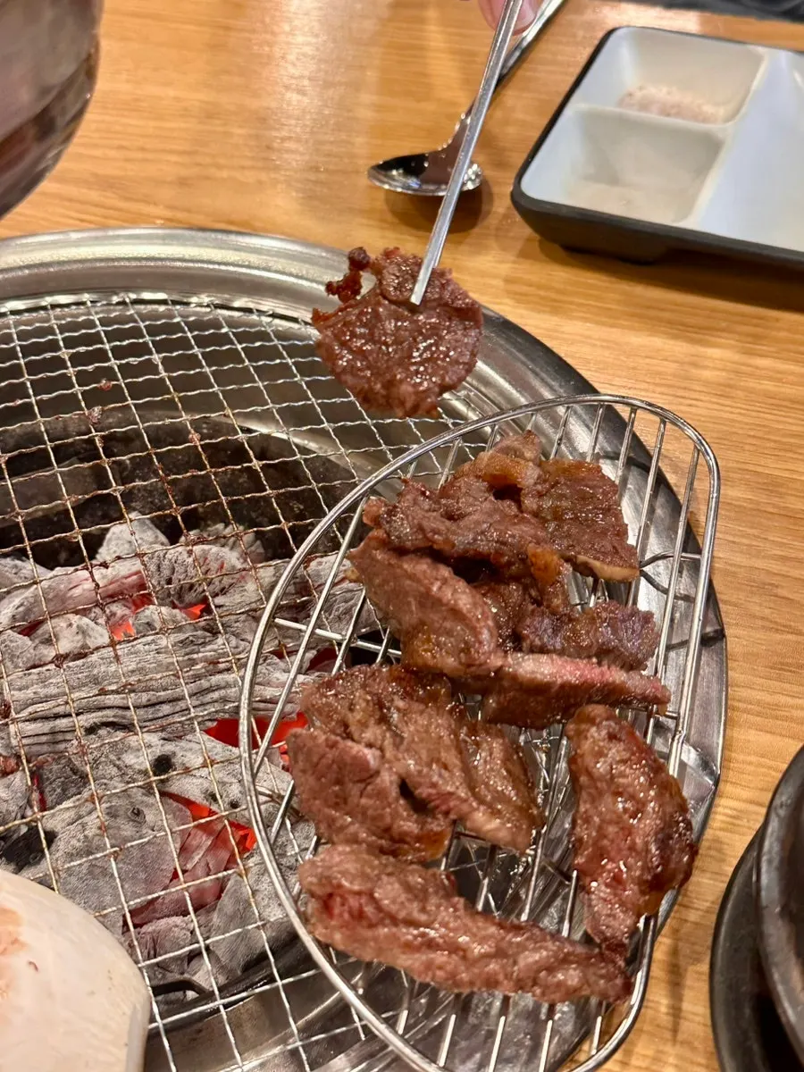 다 익은 와규 한 점