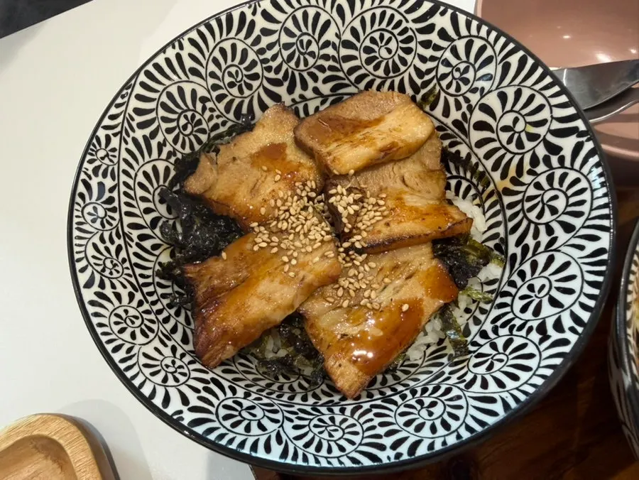 Mini chashudon rice bowl at Ichiba Ramen