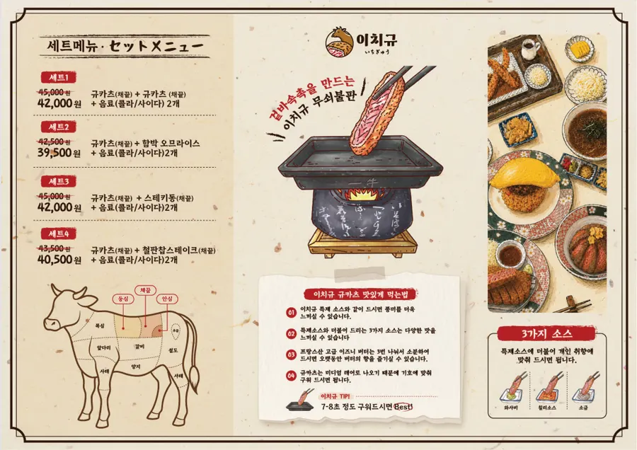 이치규 강남신논현점 메뉴 안내