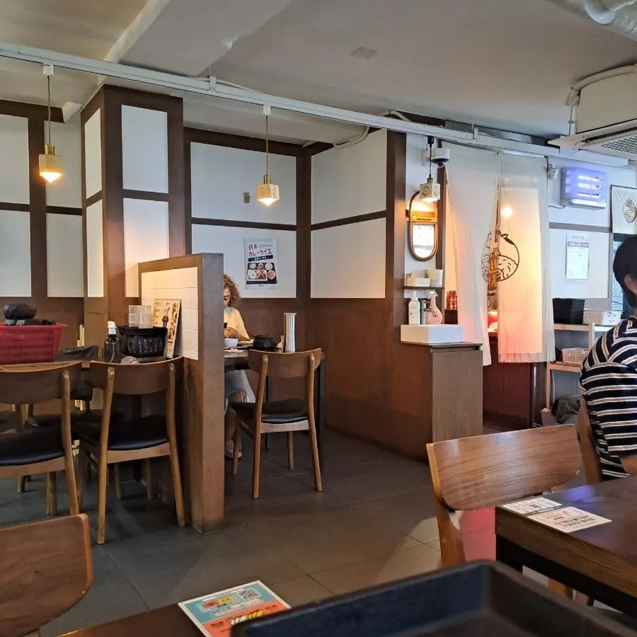 Full table spread of the Ichigyu gyukatsu set