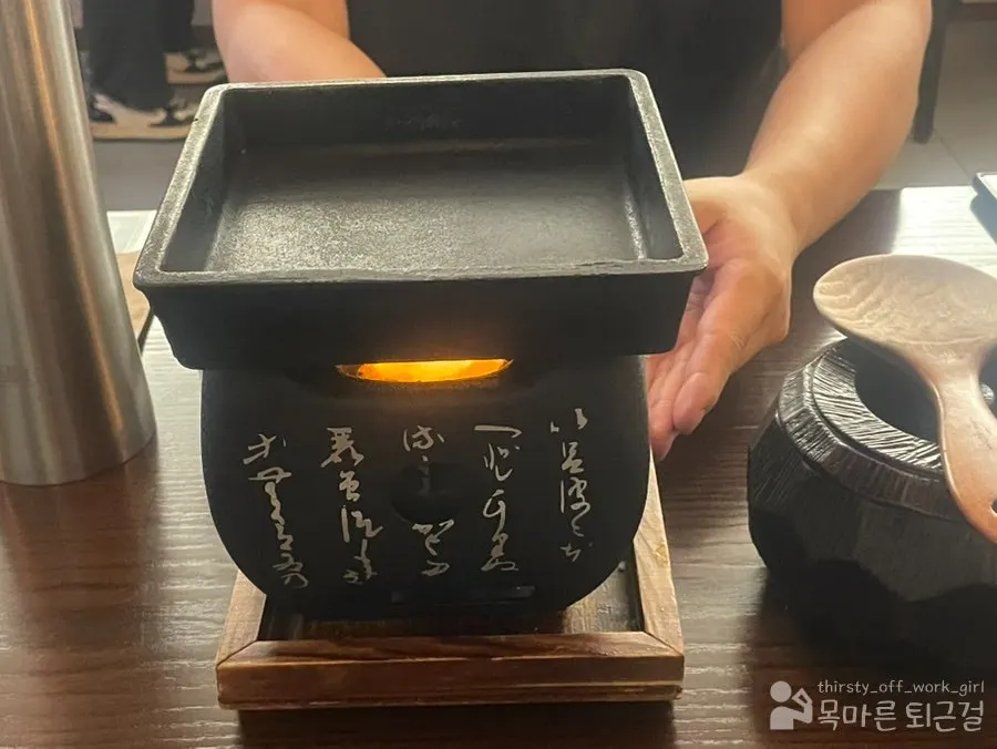 Freshly cooked rice served for two