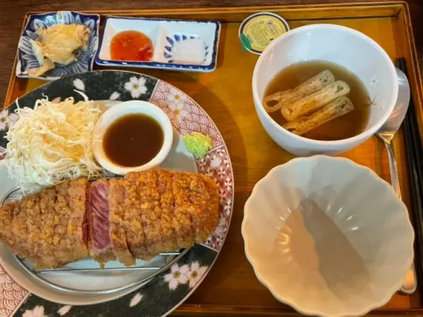 イチギュ ソウル駅店の牛カツサーロイン定食