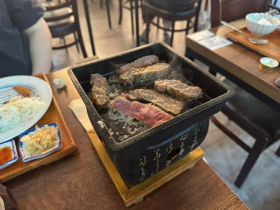 Table at Ichigyu Seoul Station Branch after the meal